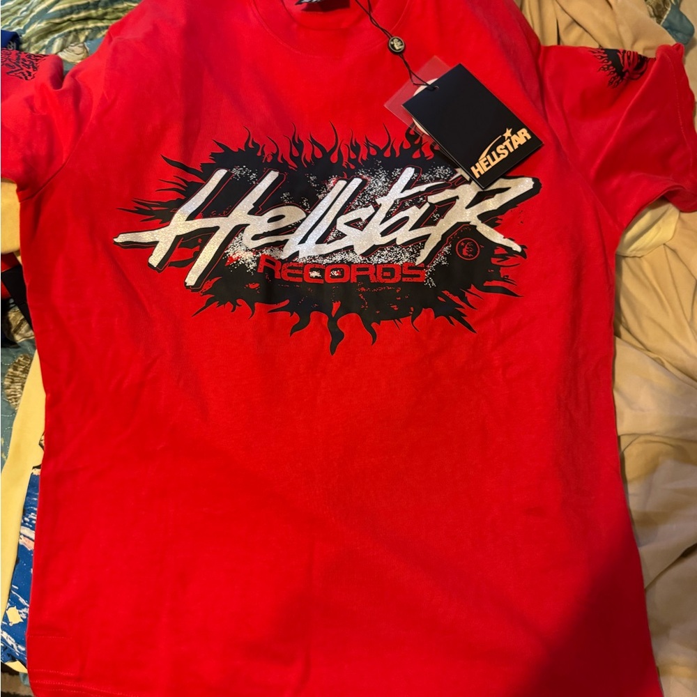Hellstar Records Red Men's Graphic Tee